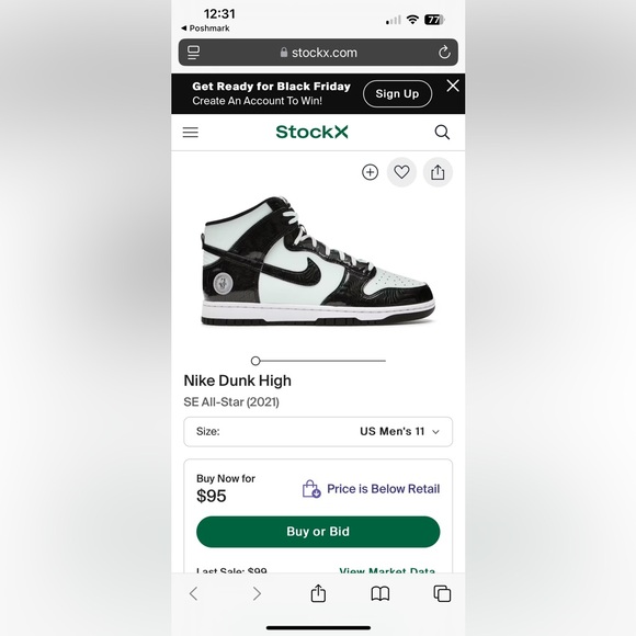 Dunk High SE ‘All Star 2021’ DD1398-300 - Picture 8 of 10